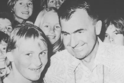 Forbes Carlile and Shane Gould together