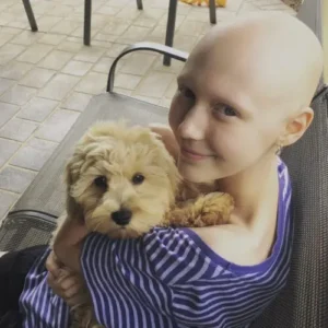 Chloe and her dog Pheonix