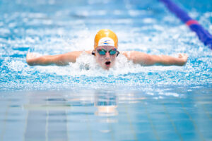 Butterfly swimming lesson