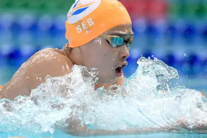 Competitive swimmer