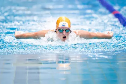 Competitive Carlile swimmer