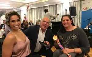 Photo of Louise Sauvage, Rob Lloyd and Maddie De Rozario