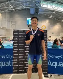 David So with his medal