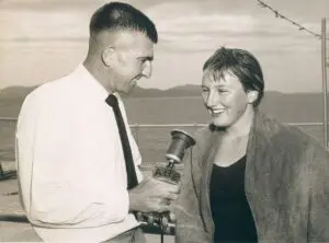 Forbes Carlile interviewing Lorraine Crapp