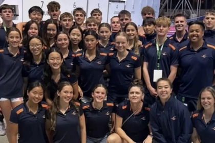 Carlile Swim Team Group Photo