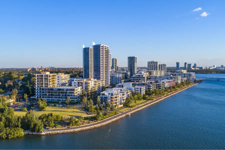 Carlile Swim Inner West indoor pool facility, showing the heated lap pool and lesson lanes inside the swim centre.